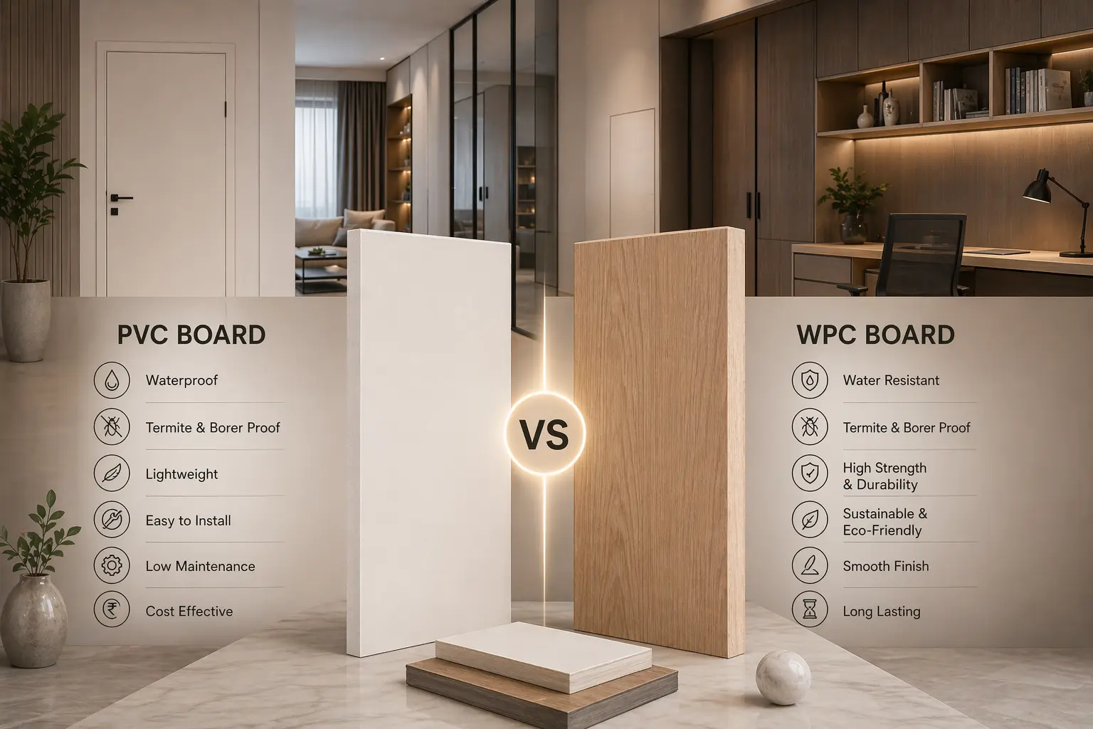 What is PVC Board vs WPC Boards